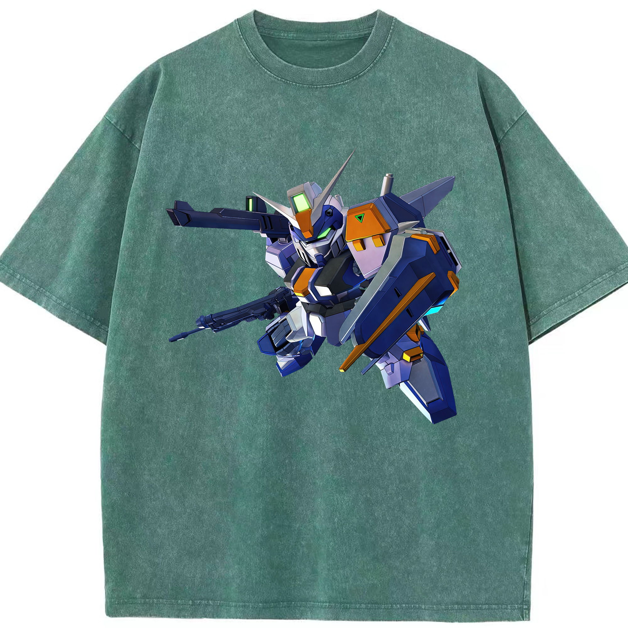 （画像用） 機動戦士ガンダム Mobile Suit Gundam 綿100% ヴィンテージ風 半袖Tシャツ（フロントプリント）